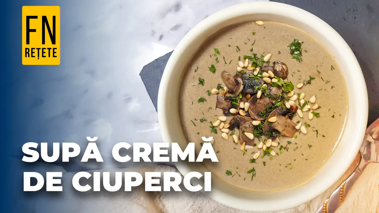 Reteta Supa Crema de Ciuperci