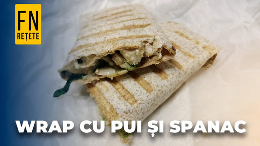 Rețetă Wrap cu pui si spanac