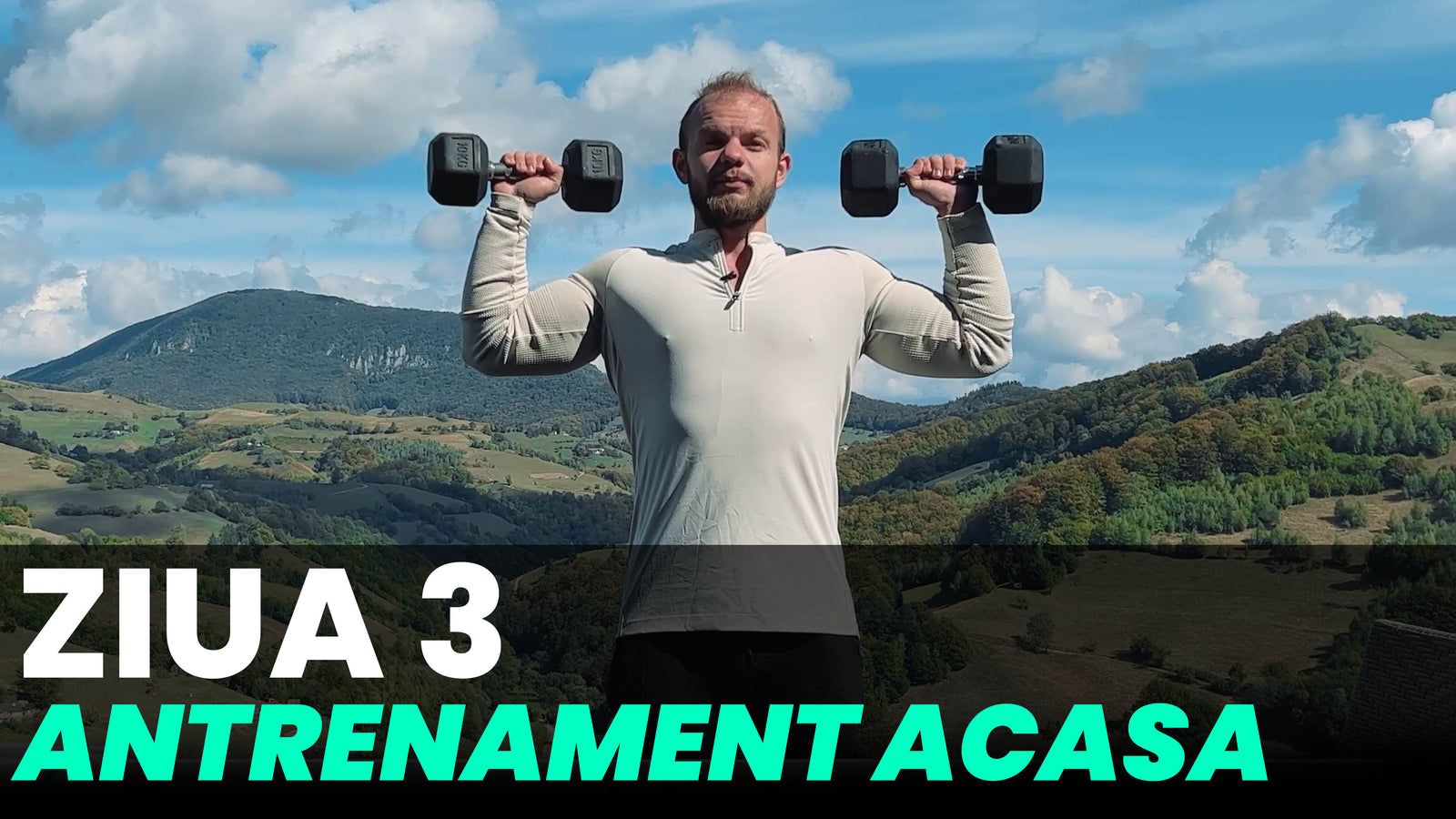 Antrenament Complet Acasa Cu 2 Gantere | Umeri + Abdomen | Ziua 3