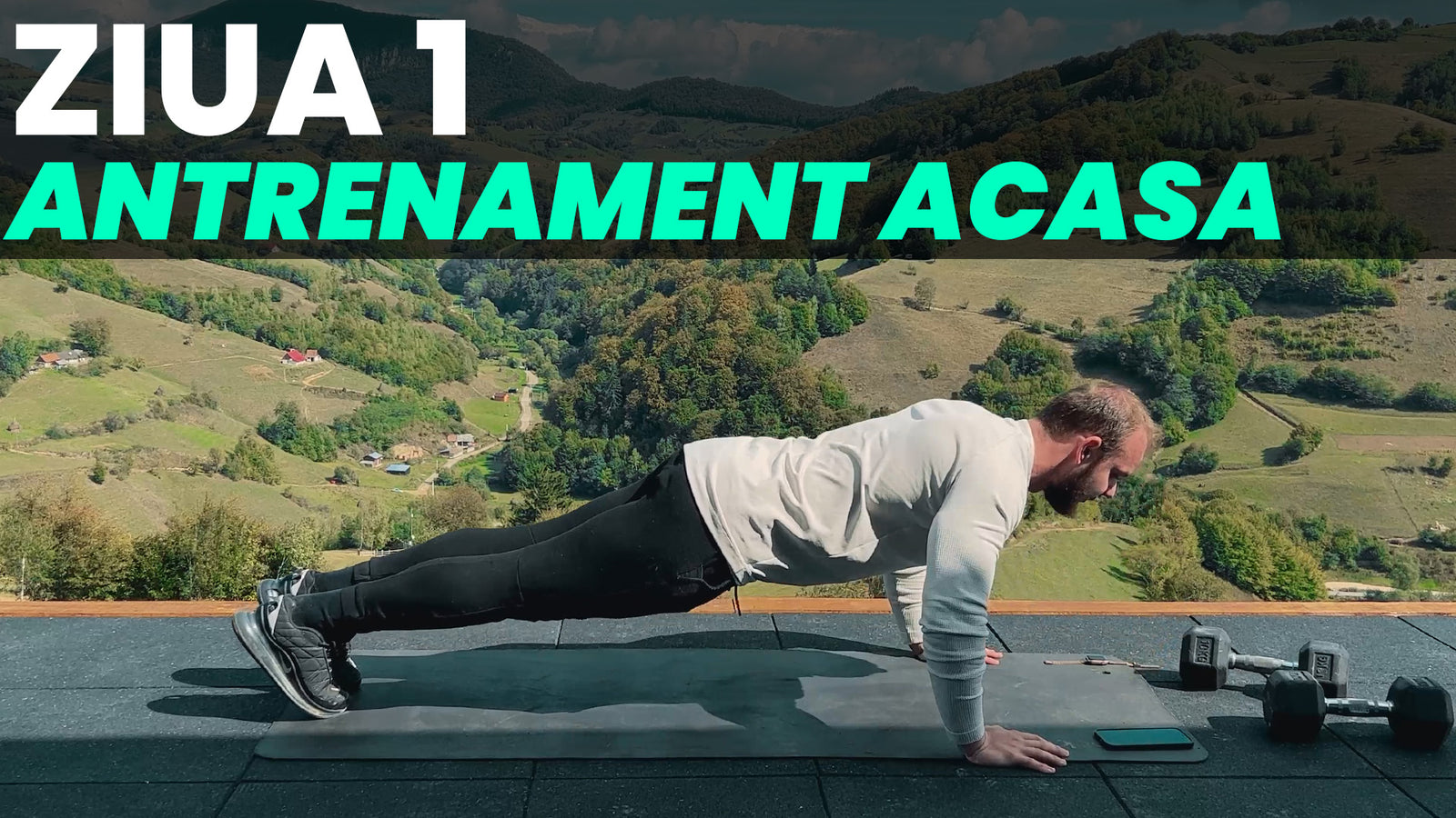Antrenament Complet Acasa Cu 2 Gantere | Piept + Triceps | Ziua 1